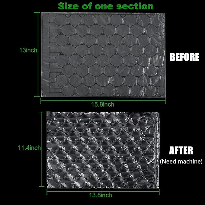 RHBLME 15.8 Inch Wide x 984 Feet Length Moving Bubble Shipping Wrap Roll - Image 4