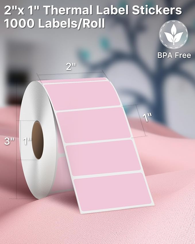 iEager 2x1 Inch Thermal Labels, Durable Shipping Label Printer Sticker - Image 2