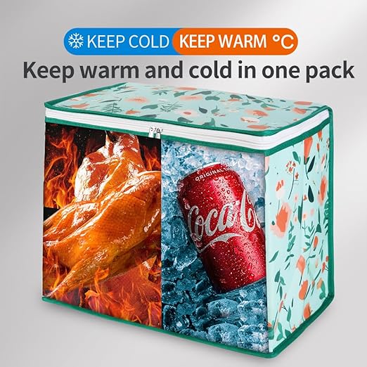 Bodaon 2-Pack Insulated Reusable Grocery Shopping Bags, X-Large Picnic Cooler - Image 3