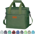 Iknoe Large Cooler Bag Collapsible 24 Can Insulated Bags Leakproof Lunch Cooler by Iknoe