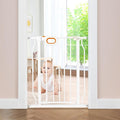 owlie Small Narrow Baby Gate for Stairs Doorways Hallways 23.6-27.6 Inch Wide by owlieextrawidebabygate