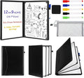 6 Sides Whiteboard Notebook Portable Whiteboard Dry Erase Notebook Portable Dry by Feifeiya