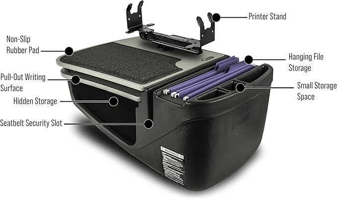 AutoExec GripMaster Car Desk for Your Vehicle Workstation and Mobile Office - Image 3