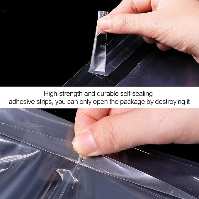 Outus 120 Pcs Poly Mailer Envelope 4 Sizes Shipping Bags Self Adhesive Clasp - Image 4