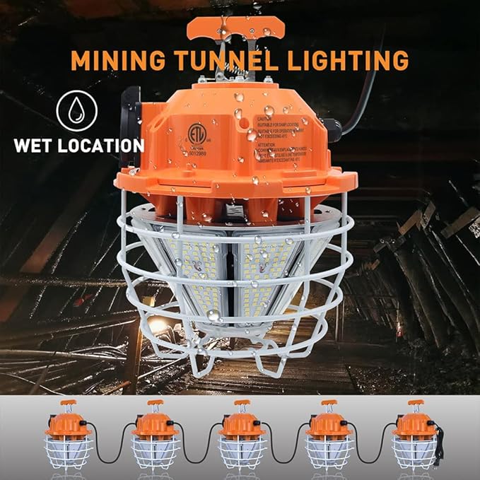 NS 150W High Bay Outdoor Temporary LED Work Light 24250Lm 5000K Daylight White - Image 6