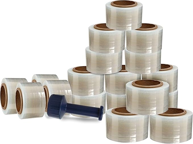 WOD SFCB80 Heavy Duty Hand Stretch Film Wrap 80 Gauge Thick by WODTape