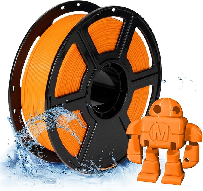 FLASHFORGE PETG Pro Filament 1.75mm Orange, 3D Printer Filament 1kg Spool by FLASHFORGE