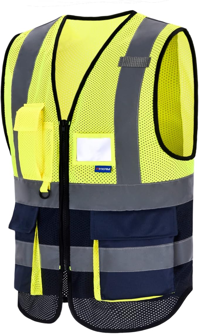 A-SAFETY High Visibility Mesh Safety Reflective Vest - Image 6