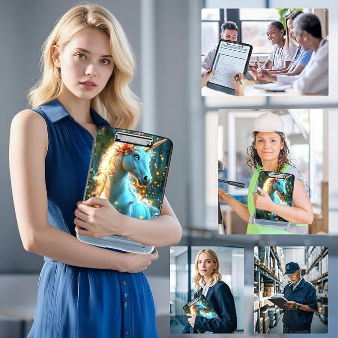 Clipboard with Storage Box & Pen Holder, Heavy Duty Clip Boards 8.5x11 - Image 5