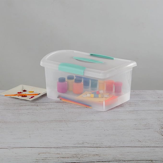 Sterilite Medium Nesting ShowOffs, Stackable Small Storage Bin - Image 6