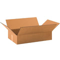 TAPE LOGIC 19 x 12 x 4 Corrugated Cardboard Boxes, Flat 19"L x 12"W x 4"H by TapeLogic