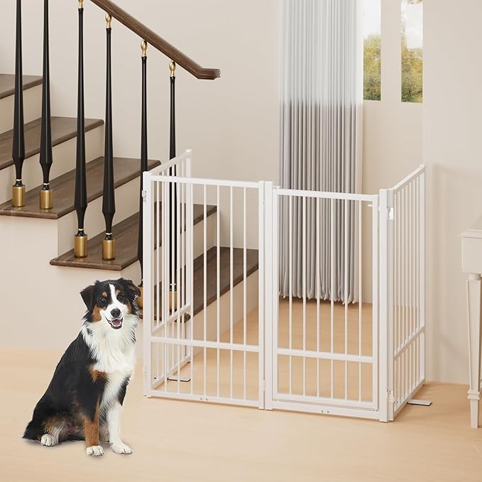 Full Metal Freestanding Dog Gate - Image 2