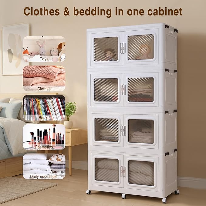 1200Qt Extra Large Stackable Storage Bin - 300Gal Heavy-Duty Plastic - Image 3