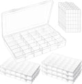 Dimeho 6 Pack Bead Organizer Box Plastic Clear Storage Containers 36 Grids by Dimeho