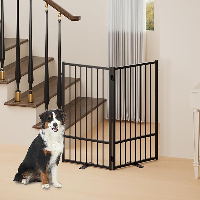Full Metal Freestanding Dog Gate - Image 2