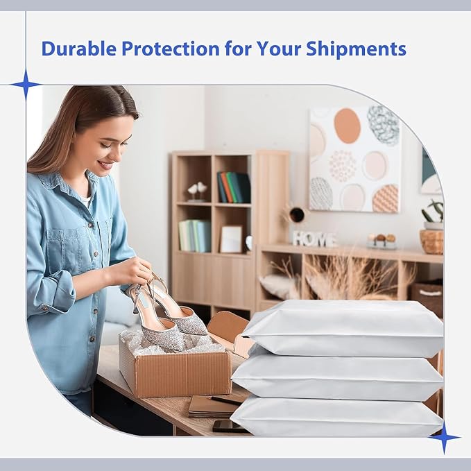 Fuxury 600 Pack 17.7x22" White Large Poly Mailers Bulk, Waterproof Mailing - Image 6