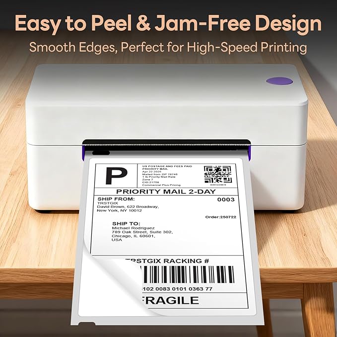 Compatible DYMO 1744907 4" x 6" Direct Thermal Shipping Labels, Strong Adhesive - Image 5