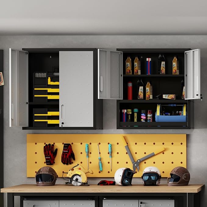 Garage Wall Cabinet Metal Storage Cabinet - Image 2