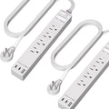 LIDER Outlet Extender with 4 Receptacles, USB Type-A and 2 USB Type-C, by LIDER