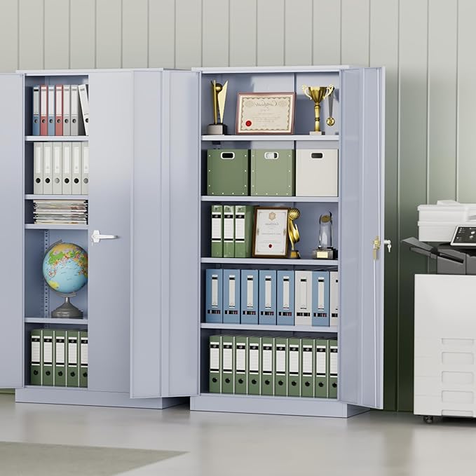 INTERGREAT Metal Storage Cabinet, Locking Tool Cabinets - Image 2