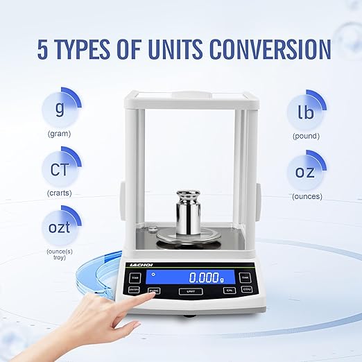 Analytical Balance 200x0.001g Lab Scale 0.001g Accuracy High Precision Scale - Image 4