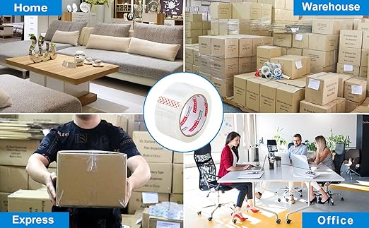 Heavy Duty Transparent Packing Tape, 6 Rolls - Image 7