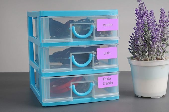 Royal Green Stickers Rectangular Labels in Purple 1.57 inch x 0.75 inch - Image 3