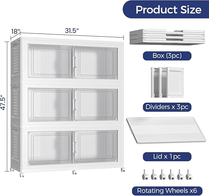 600 QT Extra Large Stackable Storage Bins - Image 2