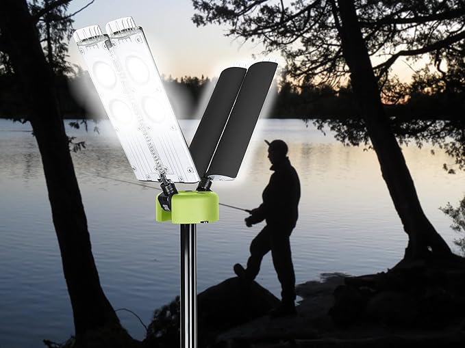 PowerSmith Voyager PVLR8000A 8000 Lumen Collapsible Cordless Tripod LED Work - Image 11