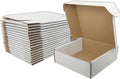 Small White Shipping Boxes for Small Business Pack of 25-6x6x2 inches Cardboard by Lmuze