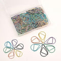 Multicolor Paperclips Metal Paper Clips Colored Paper Clamp Note Clips by CTZD