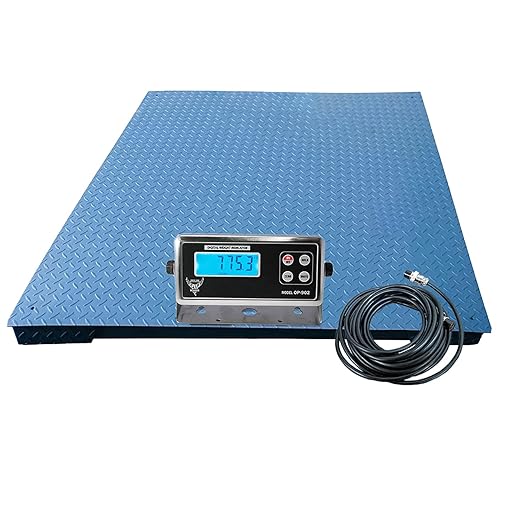 Industrial Floor Scale, 5000LB/0.5LB, PEC Focus on Industry by PEC