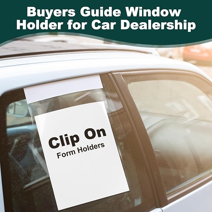 50 Pack Clip on Window Form Holder Buyers Guide Window Hangers Buyers Guide - Image 4