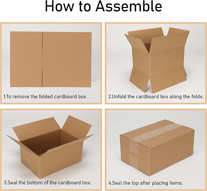 CRUGLA 40 Packs 9x6x4 Shipping Boxes - Image 4