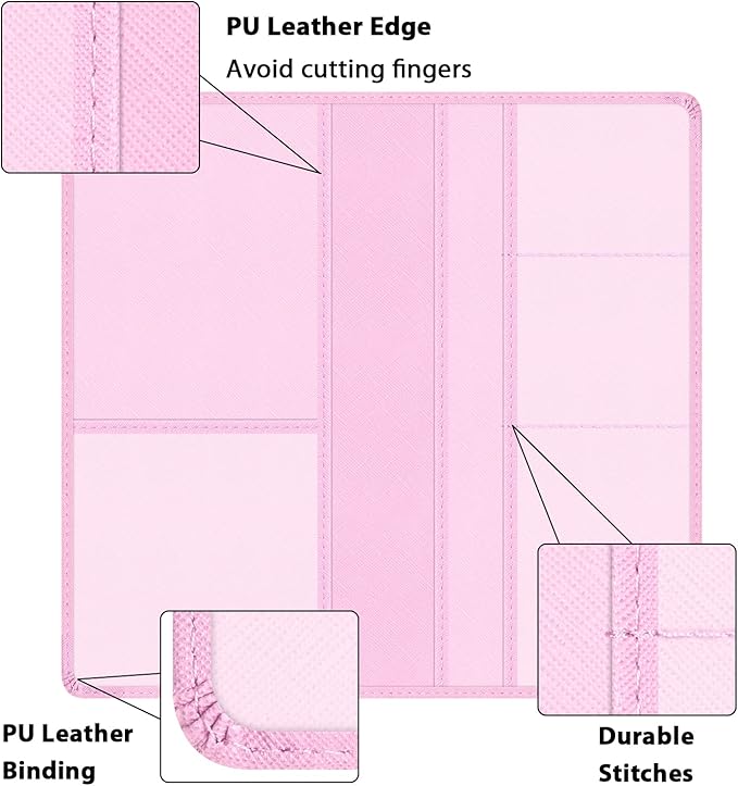 Car Insurance and Registration Holder, 9.5 x 5 Inch PU Leather Vehicle Glove - Image 5