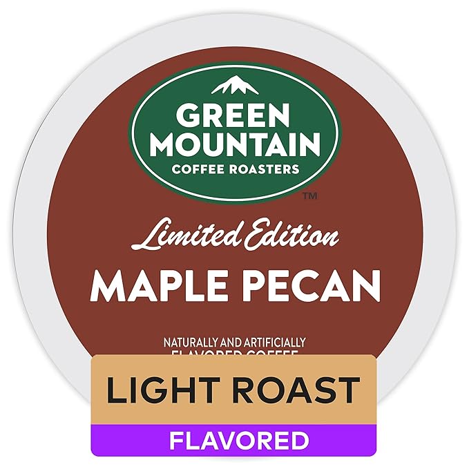 Green Mountain Coffee Roasters Maple Pecan Coffee, Keurig Single Serve K-Cup by GreenMountainCoffeeRoasters