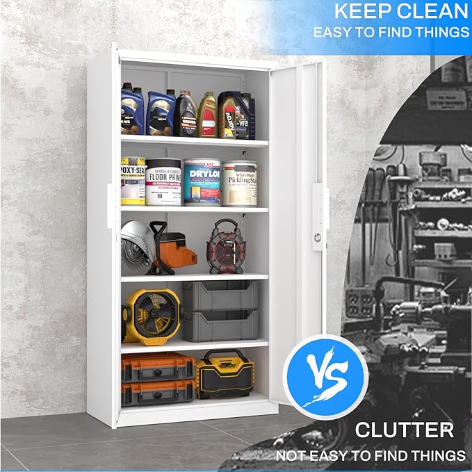Metal Garage Storage Cabinet - Image 5