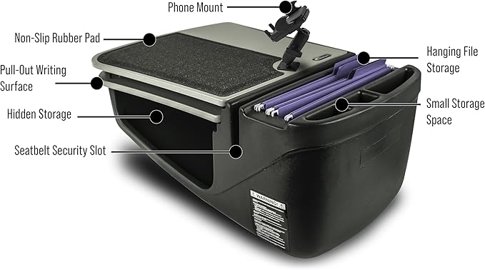 AutoExec GripMaster Car Desk for Your Vehicle Workstation and Mobile Office - Image 3