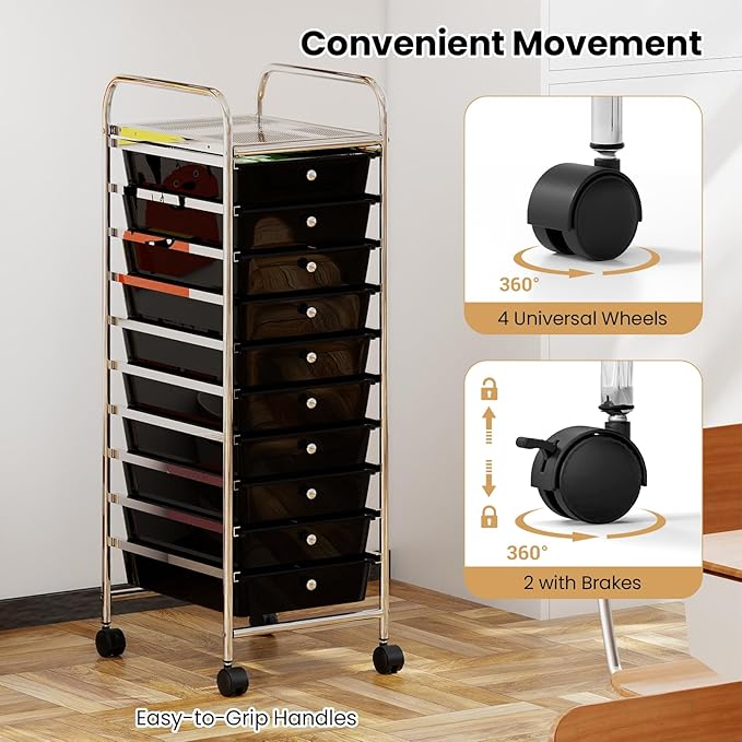 Giantex Rolling Storage Cart - Image 6