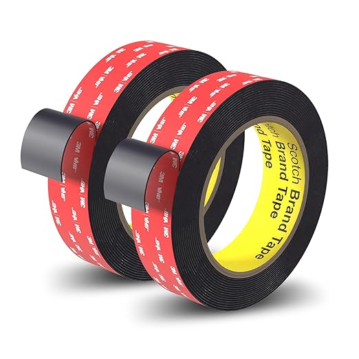 Double Sided Tape Heavy Duty, 1 in x 16.5 ft Strong Adhesive Waterproof by Unknown
