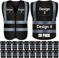 BeautyWill Custom Logo Safety Vest S, 4XL Personalized Safety Vest High by BeautyWill