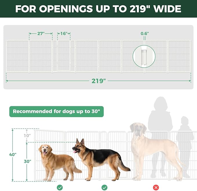 FXW Dog Gate Extra Wide Designed - Image 6