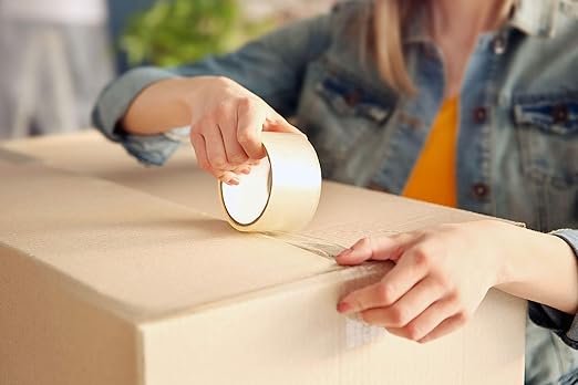 ABC Carton Sealing Tape 1, 89 Inches Wide x 218.72 yd Length. 36 Rolls of Clear - Image 4
