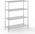 24" Deep x 60" Wide x 74" Height Wire Shelving Kit | 4-Tier | NSF Commercial by Regal+Altair