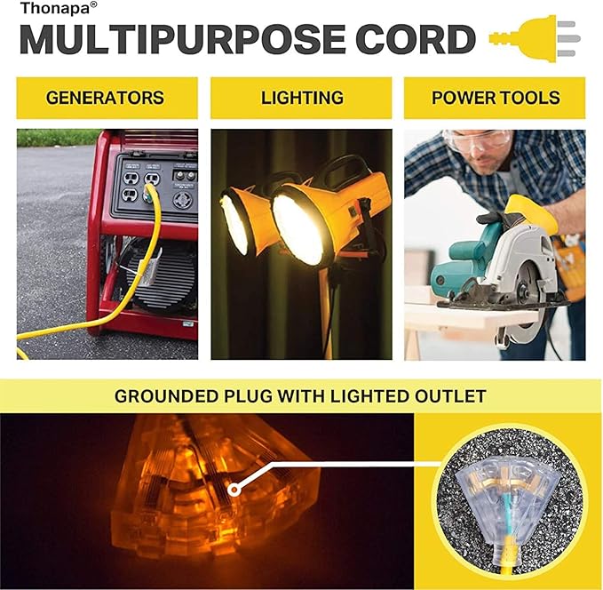 10 ft 10 Gauge Extension Cord - Image 4