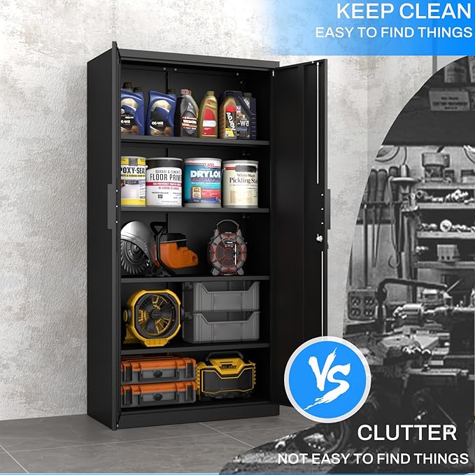 Metal Garage Storage Cabinet - Image 5