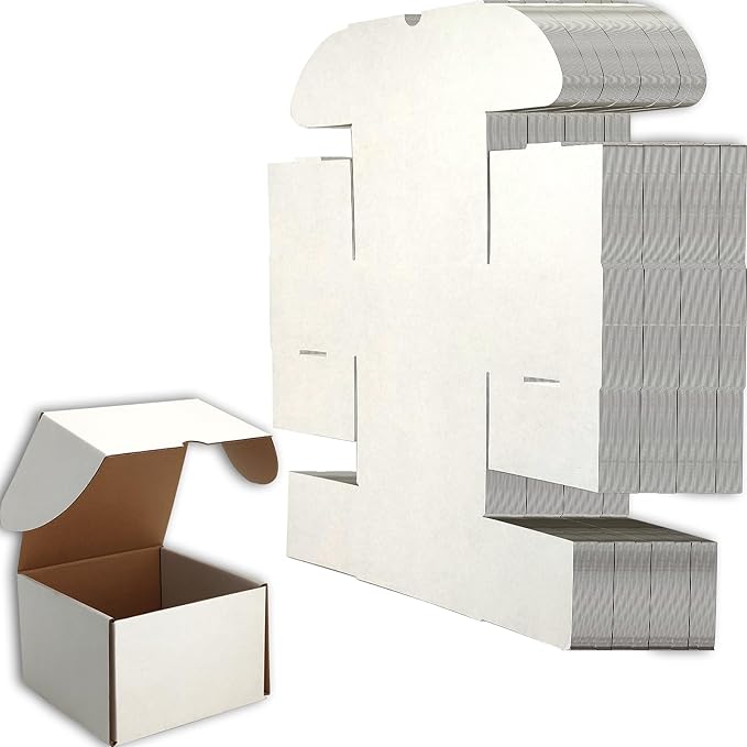 6x6x4 inches Small Shipping Boxes Set of 25 by Lmuze