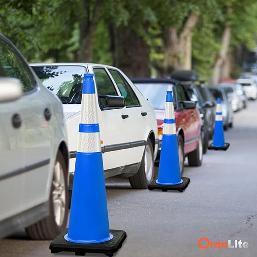 6 Pack 36" Large-Sized PVC Traffic Cones - Image 4