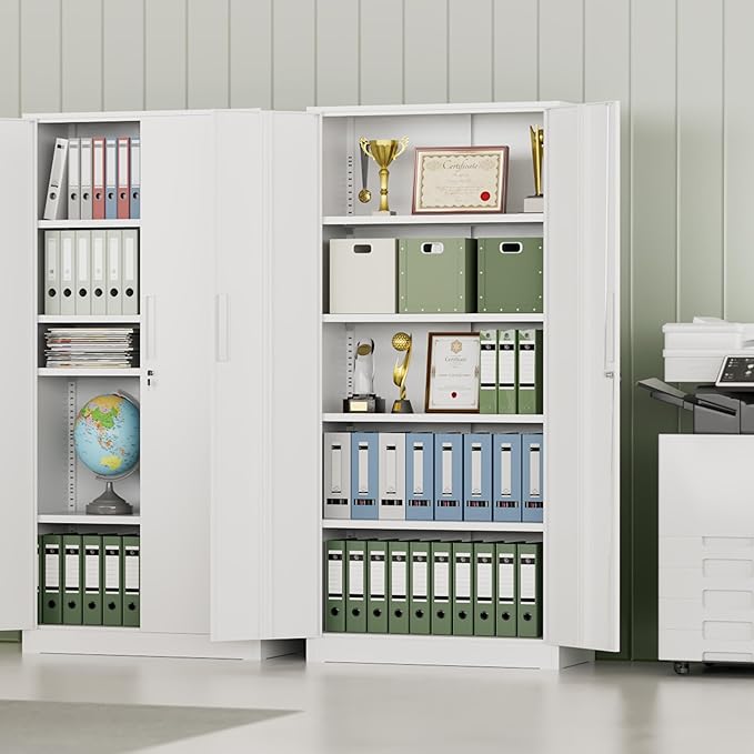 INTERGREAT Metal Storage Cabinet, Storage Locker - Image 8