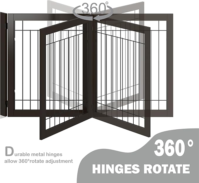 SPIRICH 96-inch Extra Wide 30-inches Tall Dog Gate - Image 7